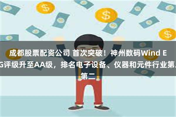 成都股票配资公司 首次突破！神州数码Wind ESG评级升至AA级，排名电子设备、仪器和元件行业第二