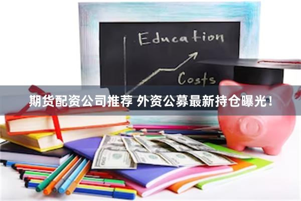 期货配资公司推荐 外资公募最新持仓曝光！